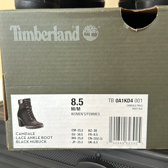 Timberland Black Camdale Lace Ankle Boot - Picture 4 of 5